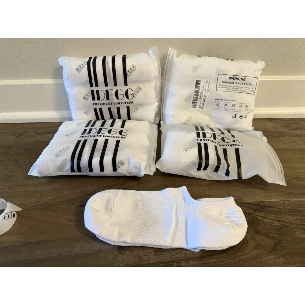 21 Pairs Women's Self Solid Cotton Sports Ankle Athletic Socks Low Cut Small